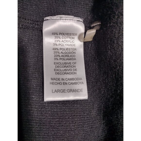 Tommy Bahama Men's Lightwieght Crew Neck Sweater, Large, Grey-Black - Picture 5 of 7